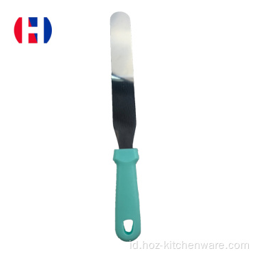 Menghias kue baja stainless lurus spatula icing